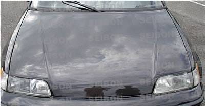 Honda Civic HB OE-Style Seibon Carbon Fiber Body Kit- Hood! HD8891HDCRX-OE