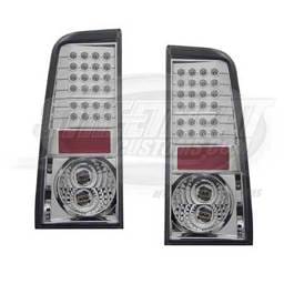 I-Tech Black LED Euro Taillights - 01SB2003TLEDJM