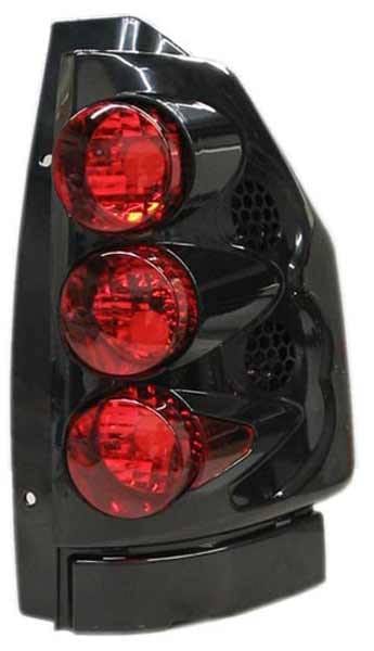 I-Tech Euro Taillights - Black Paintable - 03GE2002BK