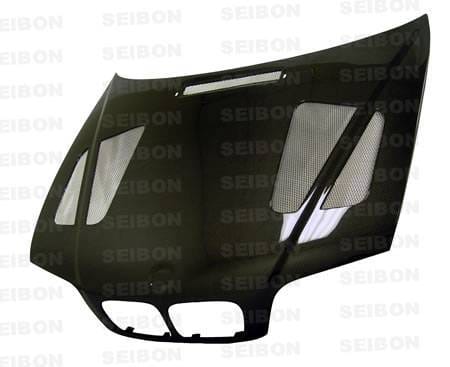 BMW 3 Series 4DR Seibon ER Style Carbon Fiber Hood - HD9902BMWE464D-ER thumbnail 2