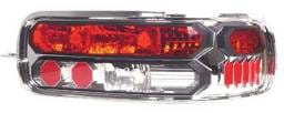 Chevrolet Impala IPCW Taillights - Crystal Eyes - Black Trim - 1 Pair - CWT-CE316C