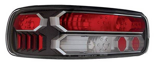 Chevrolet Impala IPCW Taillights - Crystal Eyes - Black Trim - 1 Pair - CWT-CE316CF