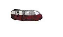 Red and Clear Taillights - Pair - MTX-09-4002-ER