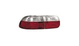 Red and Clear Taillights - Pair - MTX-09-4005-ER