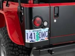 Jeep Wrangler Warrior LED Corner Plate with Cutouts