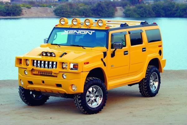 Hummer H2 Xenon Hood Pod Light Cover - 11731