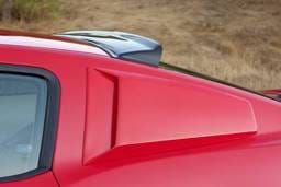 Ford Mustang Xenon Quarter Window Scoop Kit with Black Vinyl Inserts - Left & Right - 12760