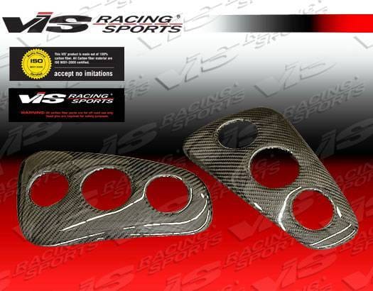 Mini Cooper VIS Racing OEM Style Carbon Fiber Taillight Covers - 02BMMC2DOE-TLC
