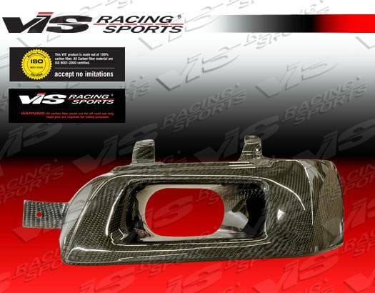 Mitsubishi Lancer VIS Racing Custom Carbon Fiber Headlight Scoops - 03MTEV84DCUS-HLS