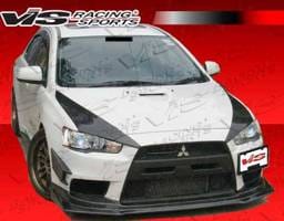 Mitsubishi Lancer VIS Racing GT Style Carbon Fiber Bumper Scoops - 08MTEV104DGT-131C