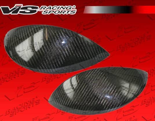 Volkswagen Beetle VIS Racing Custom Carbon Fiber Eye Lids - 98VWBEE2DCUS-081C