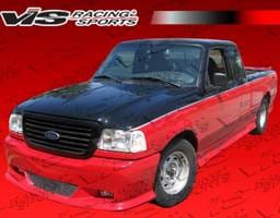 Ford Ranger VIS Racing W-Type Complete Body Kit with Roll Pan - 7PC - 490186