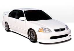 Honda Civic 2DR VIS Racing Touring Style Complete Body Kit - 4PC - 890218