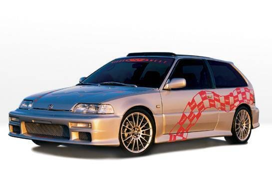 Honda Civic HB VIS Racing Racing Series Complete Body Kit - 6PC - 890181