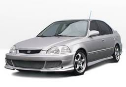 Honda Civic 2DR Wings West Bigmouth Complete Body Kit - 4PC - 890317