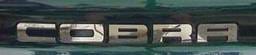 Ford Mustang Cobra Stainless Steel Bumper Insert Letters - 13035