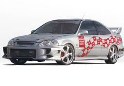 Honda Civic 2DR Wings West Aggressor Type II Body Kit - 890461