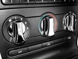 Ford Mustang Action Artistry Chrome AC Knob Covers - 15501