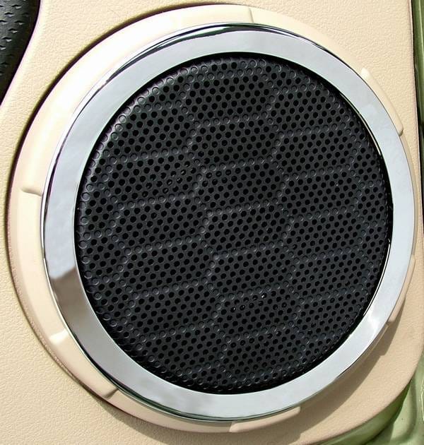 Ford Mustang Action Artistry Chrome Speaker Trim Rings - 15522