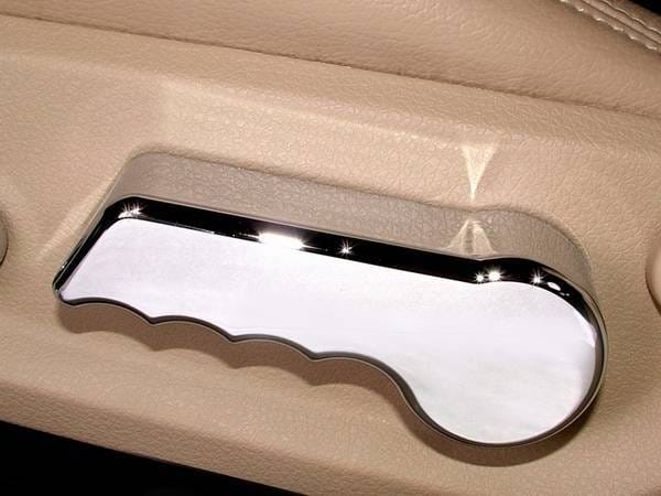 Ford Mustang Action Artistry Chrome Seat Tilt Lever Covers - 15527