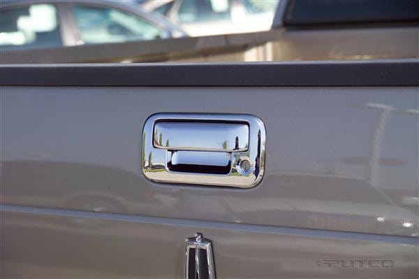 Ford F250 Superduty Putco Chromed Stainless Steel Tailgate Handle Cover - 401016