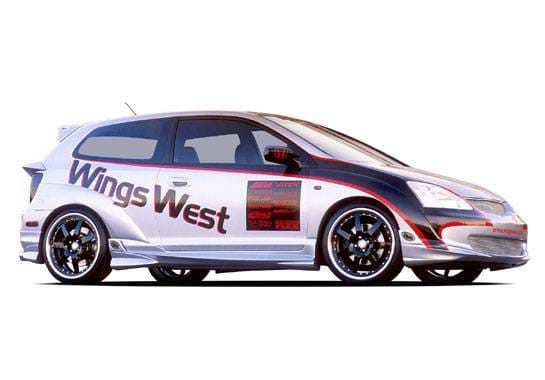 Honda Civic HB VIS Racing G-55 Series Complete Body Kit - 4PC - With Extreme 7PC Fender Flares - 890760