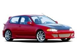 Honda Civic HB VIS Racing Bigmouth Complete Body Kit with Tuner 2 Sides & Voltex Rear - 4PC - 890745