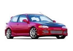 Honda Civic HB VIS Racing Avenger Body Kit with Voltex Rear Bumper & Extreme Fender Flare - 890747