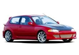 Honda Civic HB VIS Racing Bigmouth Body Kit with Voltex Rear Bumper & Extreme Fender Flar - 890748