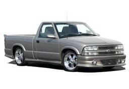Chevrolet S10 Wings West Custom Style Body Kit with OEM Bumper - 890827
