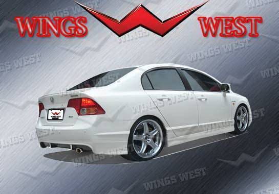 Honda Civic Wings West VIP Complete Body Kit - 4PC - 890910 thumbnail 2