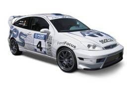 Ford Focus ZX3 VIS Racing WRC Complete Body Kit with Flares - 6PC - 890846