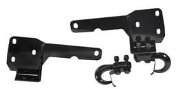Rugged Ridge Heavy Duty Tow Hook Kit - Pair - Front - 11236-05