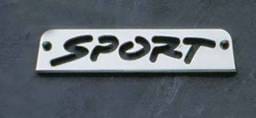 All Sales Third Brake Light Cover - Sport Design - Brushed - 31003