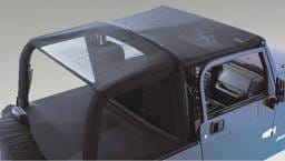 Rugged Ridge Mesh Roll Bar Top - Requires A Separate Windshield Channel For Installation - 13577-01