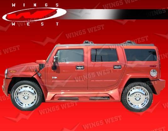 Hummer H2 VIS Racing H2 JPC Aero Body Kit - Polyurethane - 10PC - 03HMH24DJPC-099P thumbnail 2