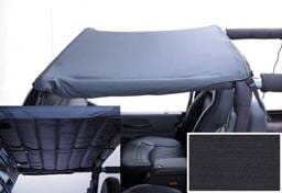 Rugged Ridge Acoustic Brief - Header Mount - Black Denim - 13583-15