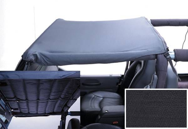 Rugged Ridge Acoustic Brief - Header Mount - Black Denim - 13583-15