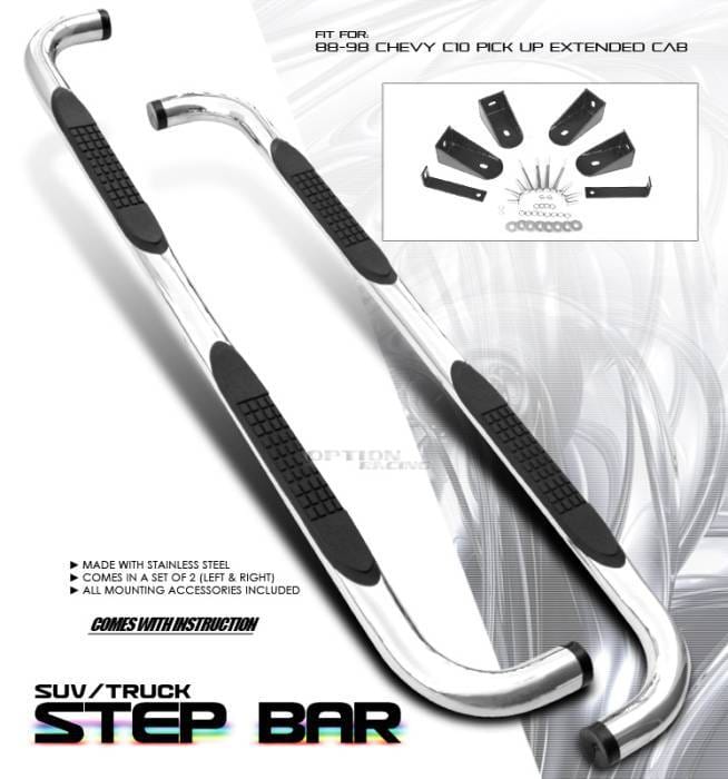 Chevrolet CK Truck Option Racing Side Step Bar - 30-15105