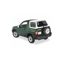 Omix Two Piece Hard Top - White - 47639-02