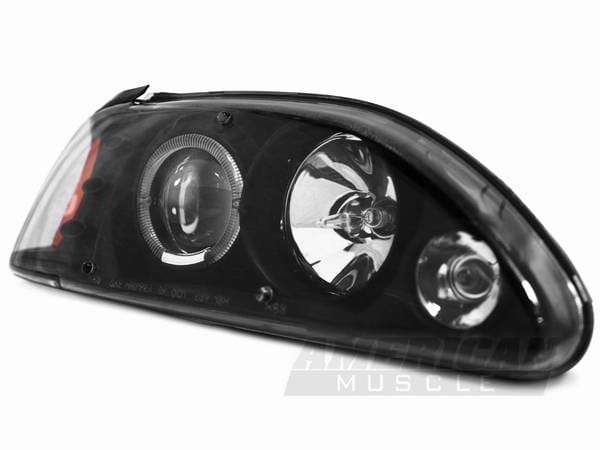 Ford Mustang Black Halo Projector Headlights - 42008 thumbnail 3
