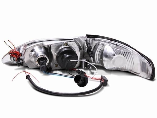 Ford Mustang Black Halo Projector Headlights - 42008 thumbnail 4