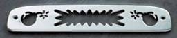 All Sales Third Brake Light Cover - Da Bomb Design - Brushed - 44006