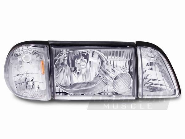 Ford Mustang Chrome Headlights - 42015