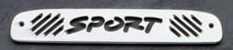 All Sales Third Brake Light Cover - Sport Design - Brushed - 44002