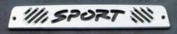 All Sales Third Brake Light Cover - Sport Design - Brushed - 44003