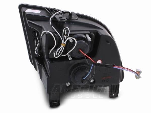 Ford Mustang Black Halo Projector Headlights - LED - 49005 thumbnail 2