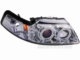 Ford Mustang Chrome Dual Halo Projector Headlights - LED - 49014