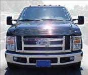 Ford Superduty AVS Bugflector II Hood Shield Deluxe - Oversized - Smoke - 45718
