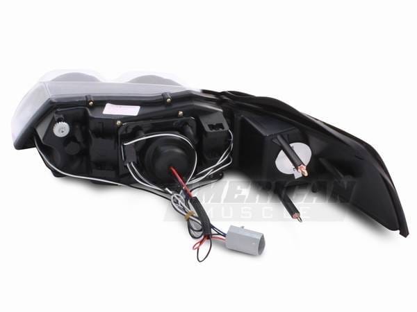 Ford Mustang Black Dual Halo Projector Headlights - LED - 49113 thumbnail 2